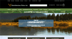 Desktop Screenshot of distributionpleinair.com